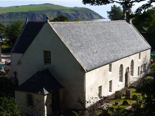 East Church, Cromarty lime harl complete